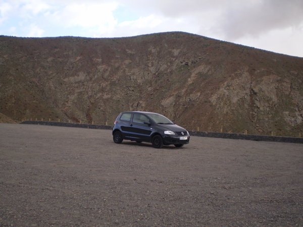 VW on a mountain