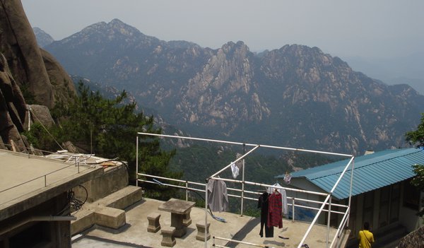 Ever hang-dry your clothes on a holy mountain before!?