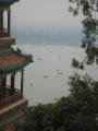 View of all the boats on Kunming Lake