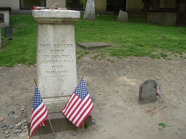 Paul Revere's Memorial and Grave 