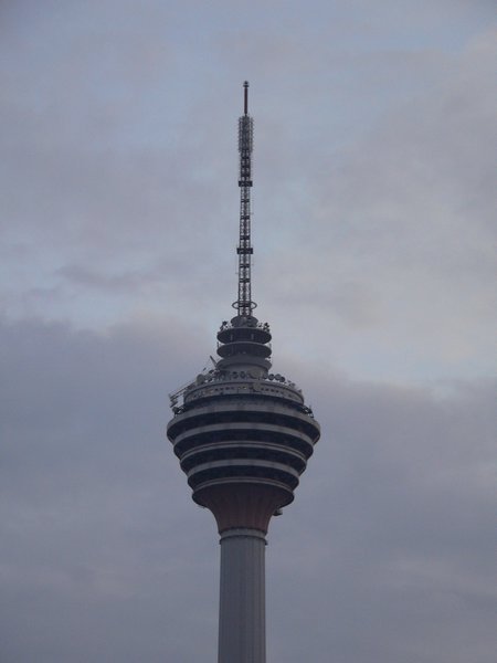 KL tower at dawn
