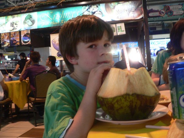 Young coconut juice