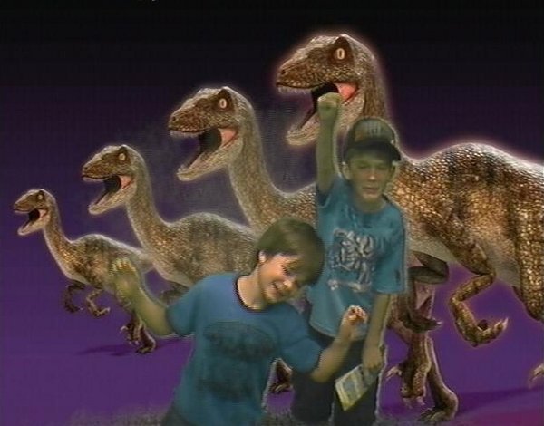 Dinosaur dancing