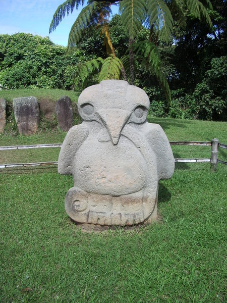 San Agustin - the Bird Statue