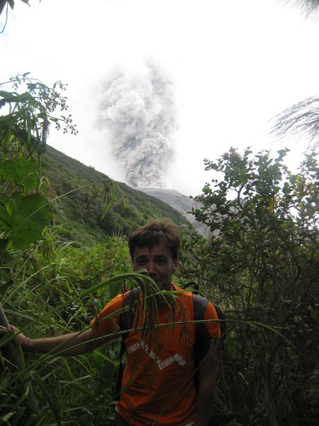 volcan Santiaguito. Guatemala