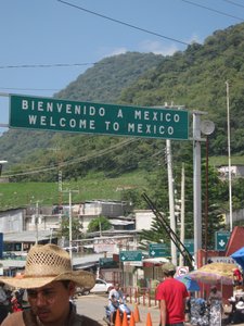 Frontera Mexico.Chiapas
