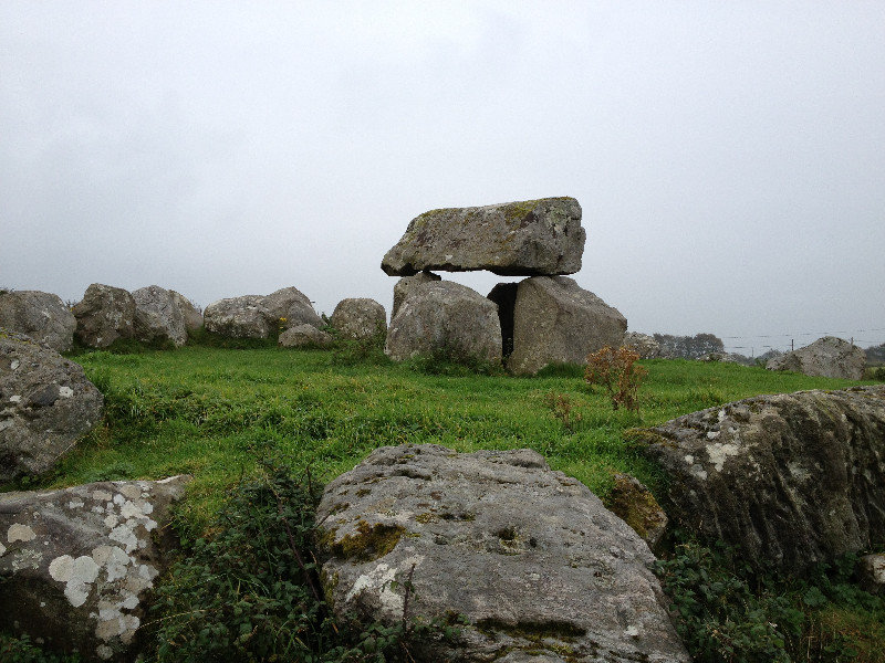17 Dolmen tomb inside stone circle