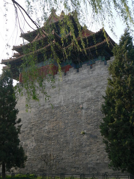 the walls of Tianamen Square