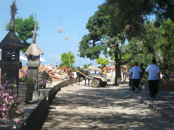 The Main Street at Gili T