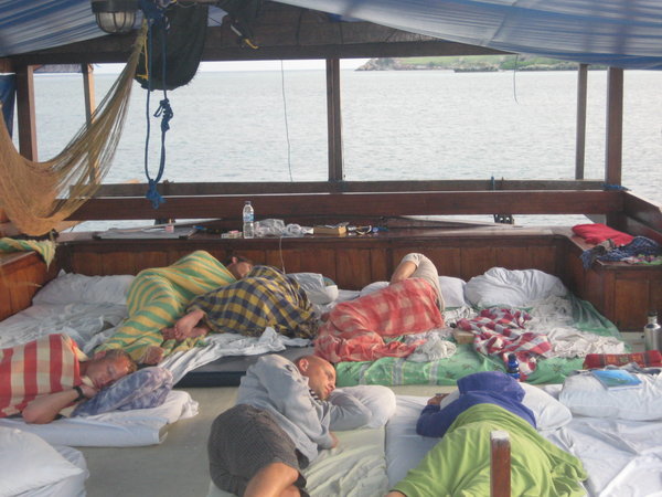 Sleeping on the Boat