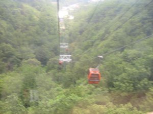 Cable Car down the mtn
