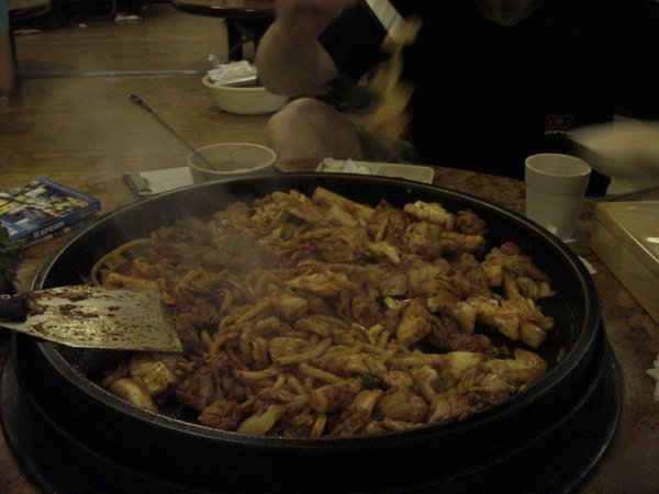 Lots and lots of dakgalbi