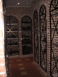 Chateau Mani's wine cellar
