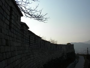 The wall on the other side