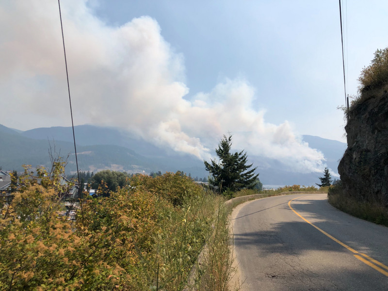 Sicamous wild fire
