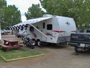 Edmonton campsite