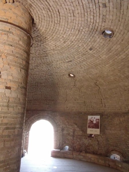 inside a kiln
