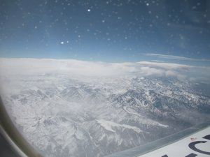 andes from the plane!