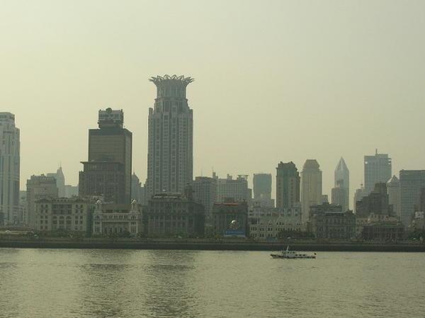 The Bund as seen from the Pudong 1