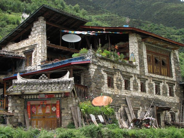 Tibeten homestead...holds upto four generations.