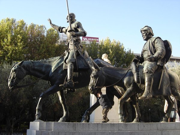 Sancho Panza and Don Quixote