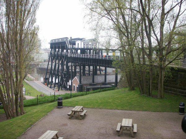 View of the boat lift