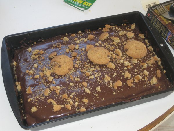 Cookie chocolate cake
