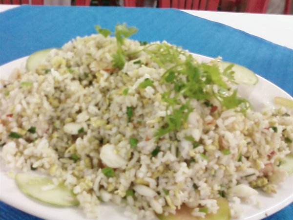 Seafood fried rice