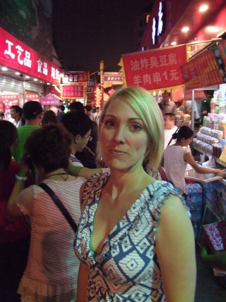 Night Market full of zoo creatures on a stick