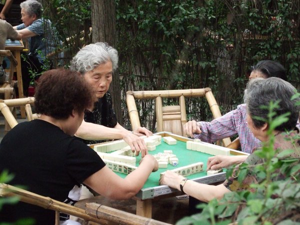 Apparently all Grandmas like dominoes