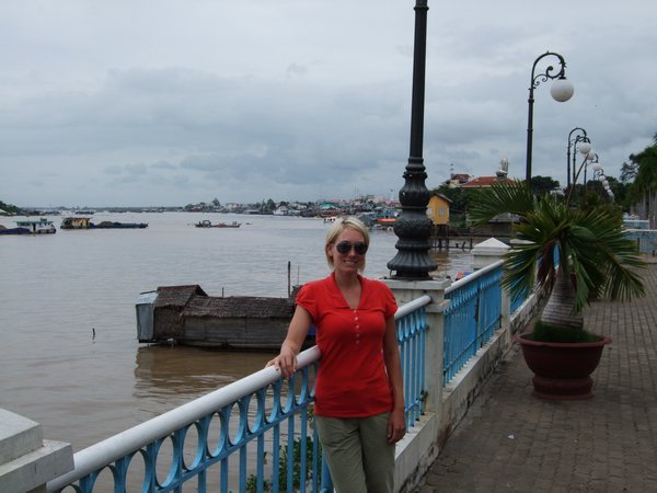 Arriving in Chau Doc
