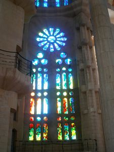 Stained glass from inside
