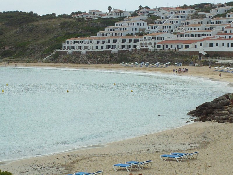 The beach in Arenal D'en Castell