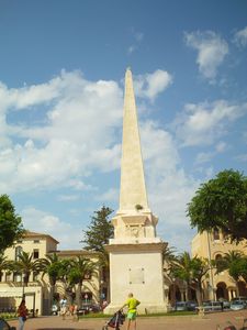 Obelisk to commemorate fighting off the Turks