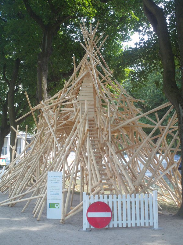 Crazy Tree house for the Green Fest