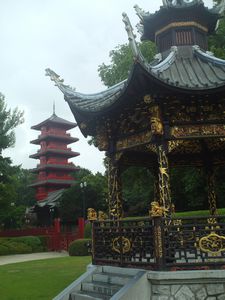 Japanese Tower and Chinese pavillion