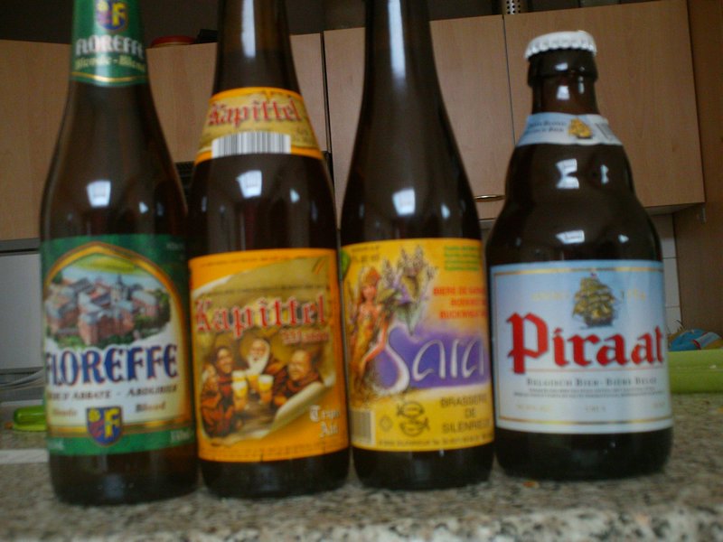 The next victims (notice the Sara beer...made from buckwheat)