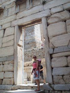 The entry gate to the Acropolis