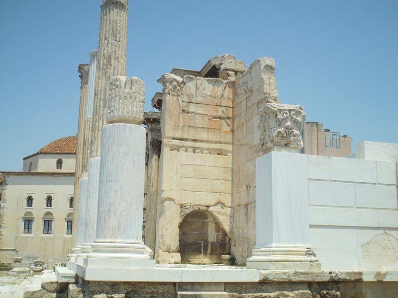 Entry to Hadrian's library