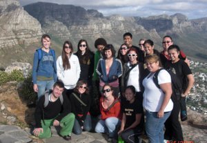 Study Abroad Class on top of Lion's Head