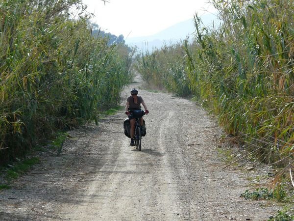 Offroad route from the Malaga airport