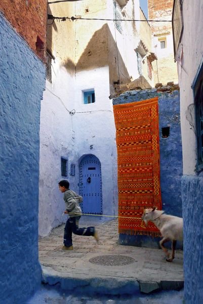 The blue streets of Chefchaouen
