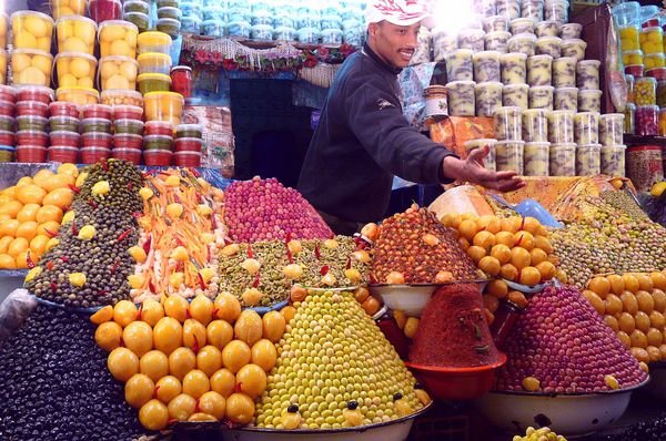 Meknes medina market