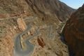 Switchbacks climbing Dades Gorge