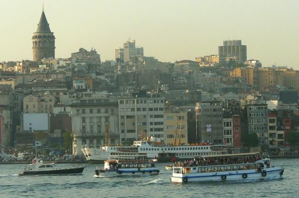 Beyoglu skyline and waterfront, Istanbul