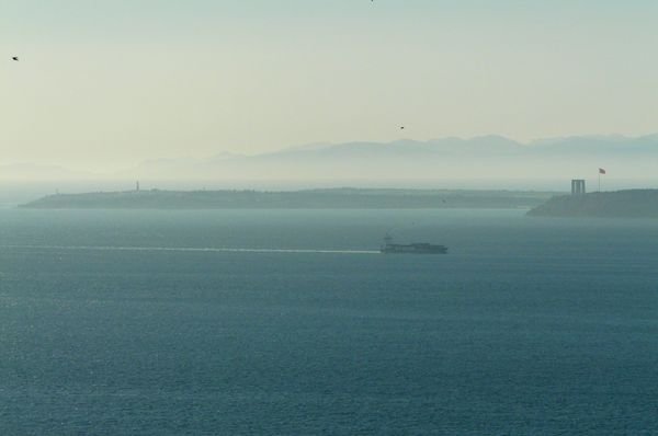 Gallipoli Peninsula across the Dardanelles Straits