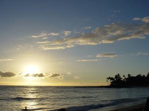 Our last sunset on Poipu Beach