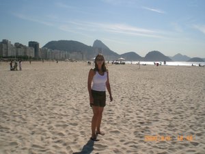 Anne on Copacobana