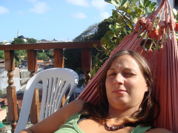 Anne chillin in Salvador