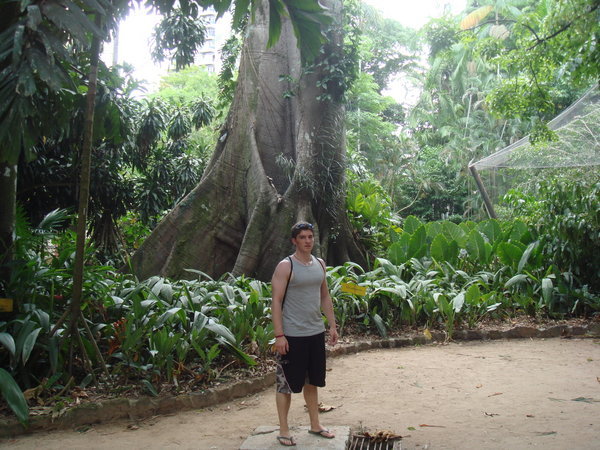 Me in the open zoo in belem where everything seemed to be closed